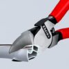 KNIPEX DIAGONAL PLASTIC CUTTER 160MM - Image 4