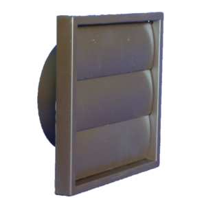 Manrose 4 Inch Exterior Brown Gravity Grille