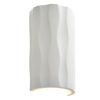 Toledo Med Up/Down Plaster Wall Light White