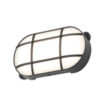 Capella 15w LED Oval Grid Bulkhead IP65 Blk - Image 3
