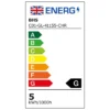 Glow Galaxy Colour Changing LED Cylinder Table Lamp, Chrome - Image 3