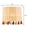 Glow Rattan Tassel Easy Fit Shade, Natural - Image 7
