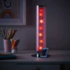 Glow Galaxy Colour Changing LED Cylinder Table Lamp, Chrome - Image 5