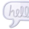Glow Hello Neon Wall Light, Pink - Image 4