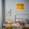 Glow Hexagon Ceiling Light Shade, Ochre - Image 2