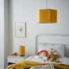 Glow Hexagon Ceiling Light Shade, Ochre - Image 4