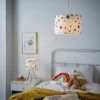 Glow Coloured Dots Tripod Table Lamp, White - Image 5