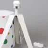 Glow Coloured Dots Tripod Table Lamp, White - Image 3