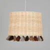Glow Rattan Tassel Easy Fit Shade, Natural - Image 5
