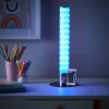 Glow Shimmer Colour Changing LED Cylinder Table Lamp, Chrome - Image 3