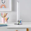 Glow Shimmer Colour Changing LED Cylinder Table Lamp, Chrome - Image 7