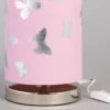 Glow Silver Butterfly Table Lamp, Pink - Image 3
