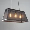 Mesh 3 Light Diner Pendant Bar, Antique Bronze - Image 5