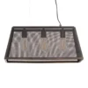 Mesh 3 Light Diner Pendant Bar, Antique Bronze