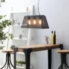 Mesh 3 Light Diner Pendant Bar, Antique Bronze - Image 2