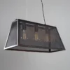 Mesh 3 Light Diner Pendant Bar, Antique Bronze - Image 4