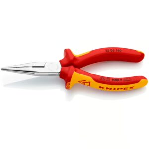 Knipex 2506160 Snipe Nose Side Cutting Pliers