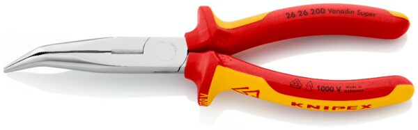 KNIPEX KPX2626200 BENT LONG NOSE SIDE CUTTER - Image 5