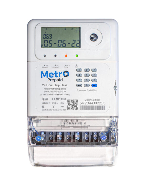 Three Phase Digital PrePaid Meter METROI-3