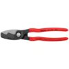 KNIPEX TWIN CUT CABLE SHEARS 200MM - Image 6