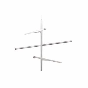 39002147 Zaha LED sticks ceiling light - white silver