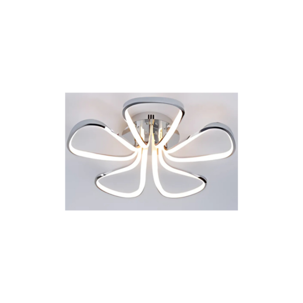 Alvar 5 Petals LED flush - Chrome