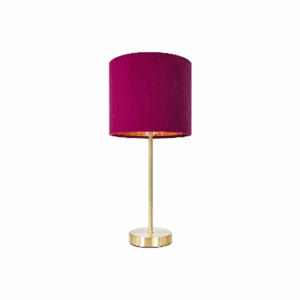 39002379 Velvet Table Lamp - Red