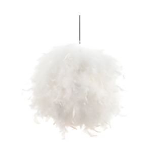 Plume 40Cm Feather Ball Pendant