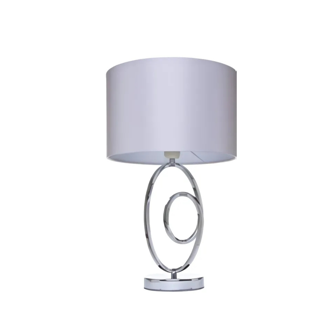 ASPEN Sculptural Base / Faux Silk Shade