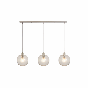 Alfie Bobble Glass 3 light diner
