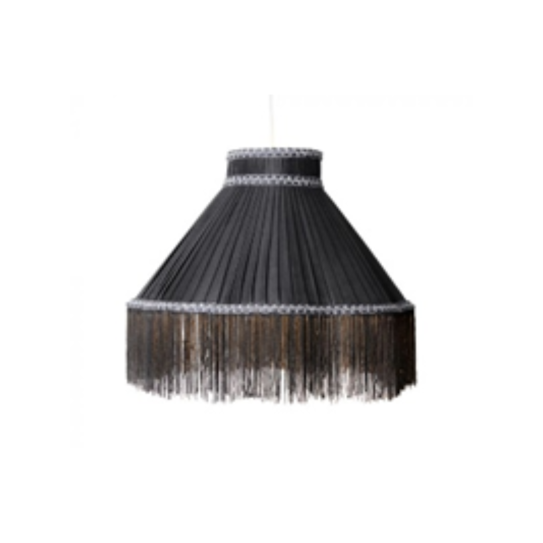 Angelina Grey Pleated Shade