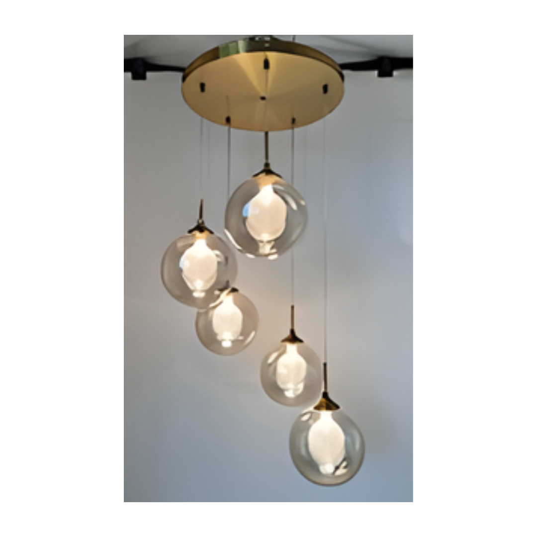 Peatrice Ball in Ball 5 Light Cascading Cluster