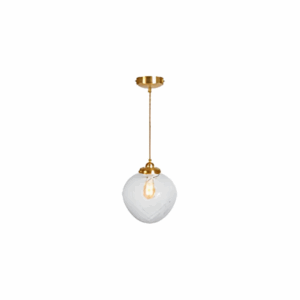 Betty 1 Light Brass Flush  Brass/Clear