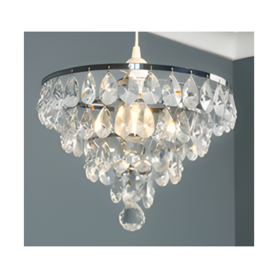 Elsa 30cm Easyfit Chrome/Clear