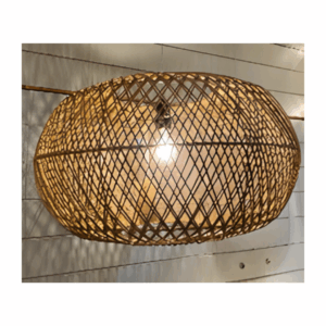 Kyle Large 60 cm Oval Rattan Easyfit