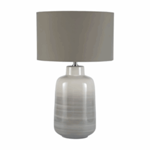 Cherry Ombre Grey ceramic table lamp