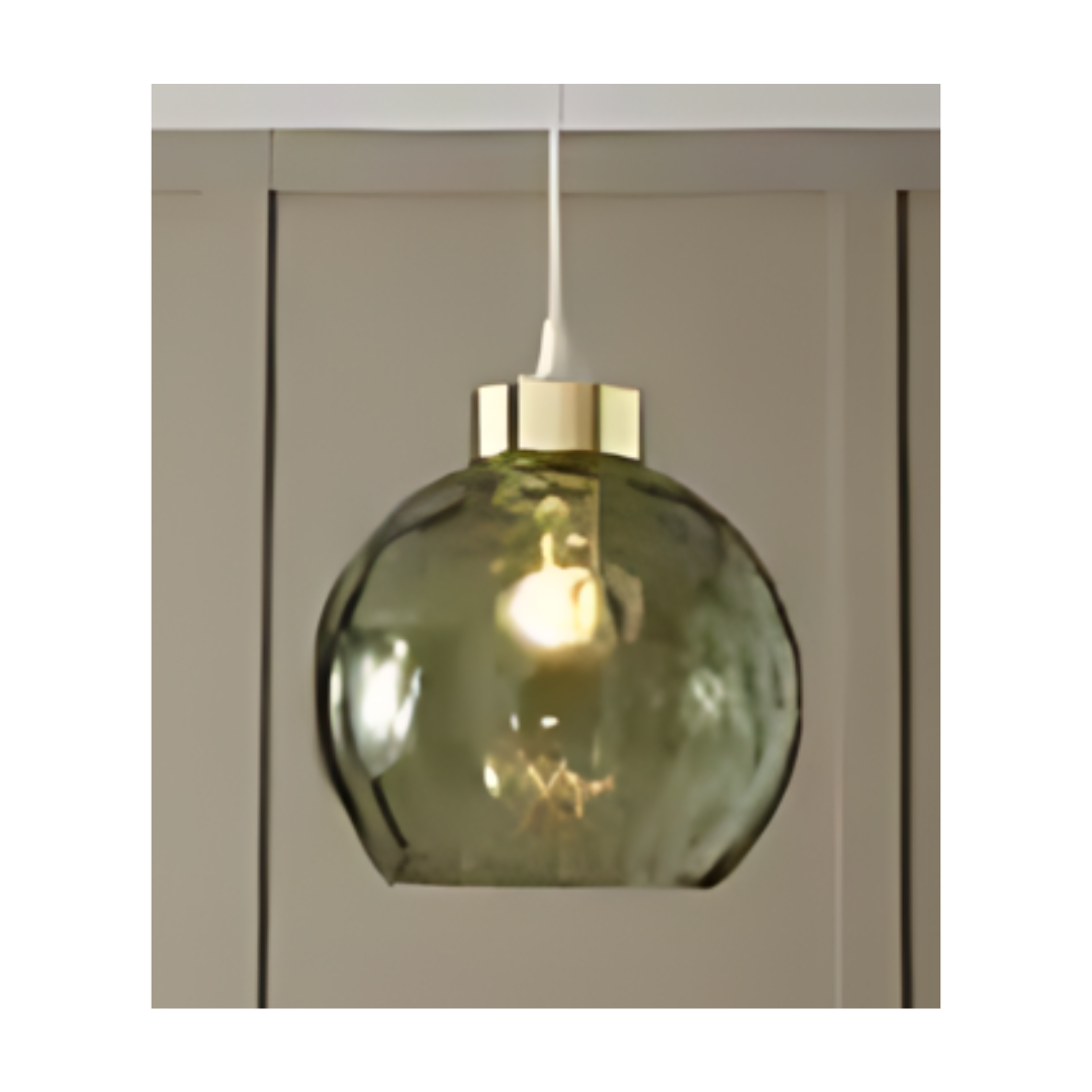 Deana Dimpled Glass Ball Easyfit Dark Green