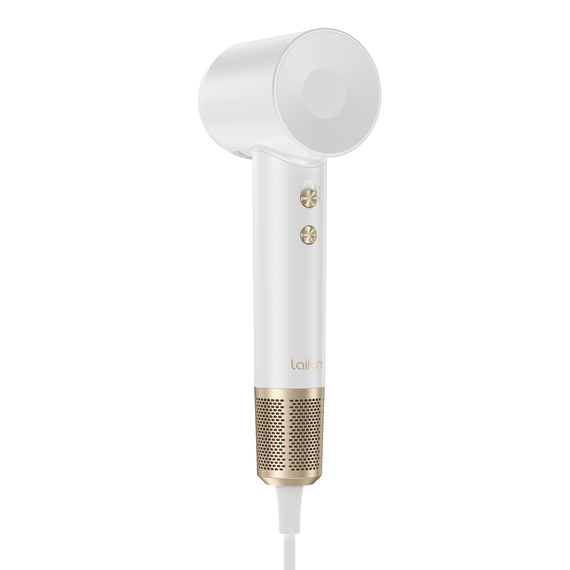 Laifen Swift Premium - High Speed Hairdryer with Attachments & Carry Case (White/Gold) - Image 8