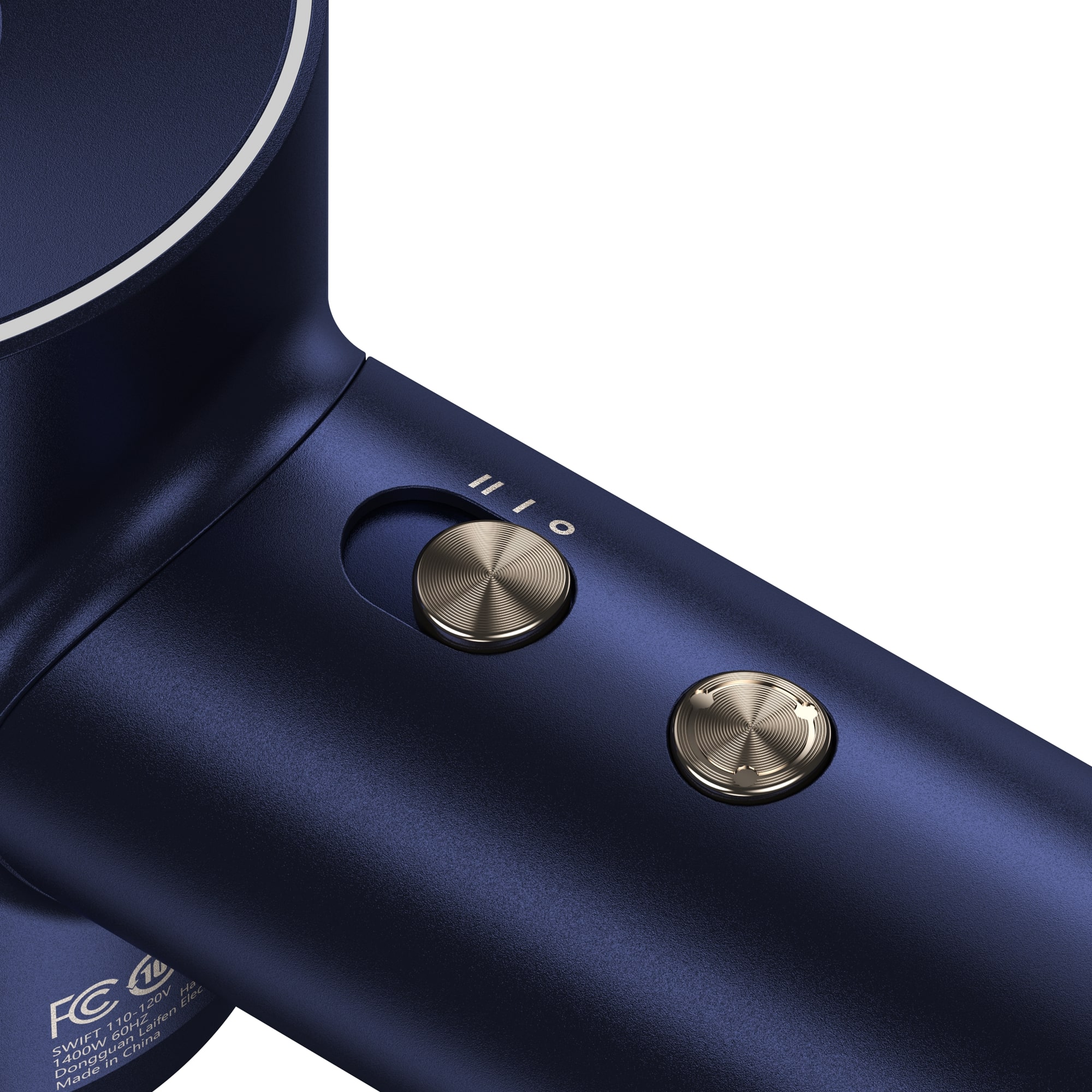 Laifen Swift Premium - High Speed Hairdryer with Attachments & Carry Case (Blue/Gold) - Image 6