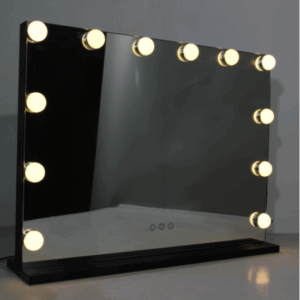 HOLLYWOOD LANDSCAPE MIRROR CCT, BLACK - HW002/BL