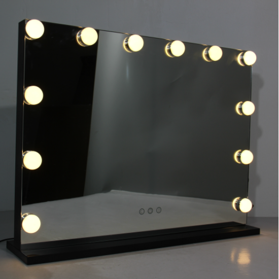 HOLLYWOOD LANDSCAPE MIRROR CCT, BLACK - HW002/BL