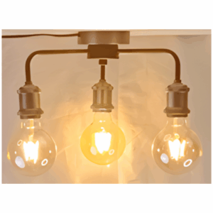 Mario Semi flush industrial 3 light