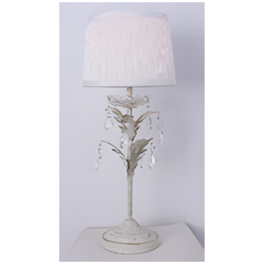 Paisley Table lamp Cream/Mushroom