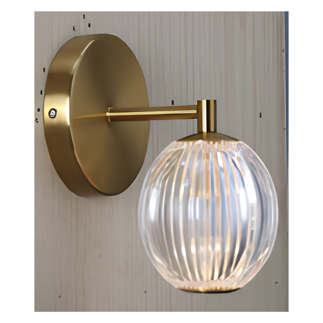 Rimi acrylic ball wall light