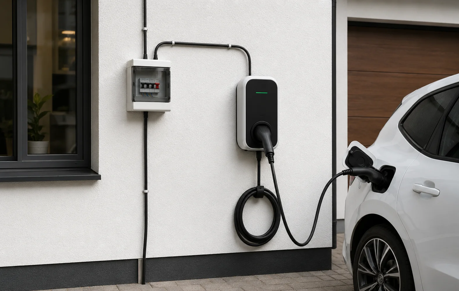 Three-phase supply required for a 22kW charger